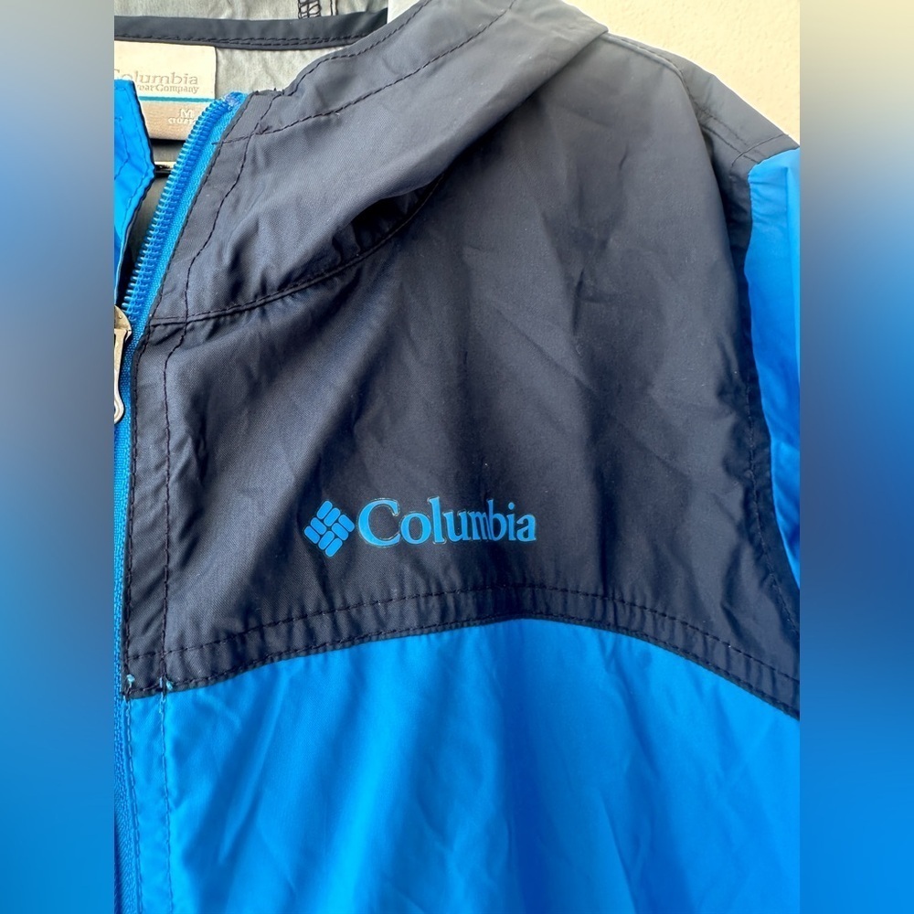 Columbia Spring Hooded Jacket - Blue/Navy - Size 10/12 - Picture 4 of 8